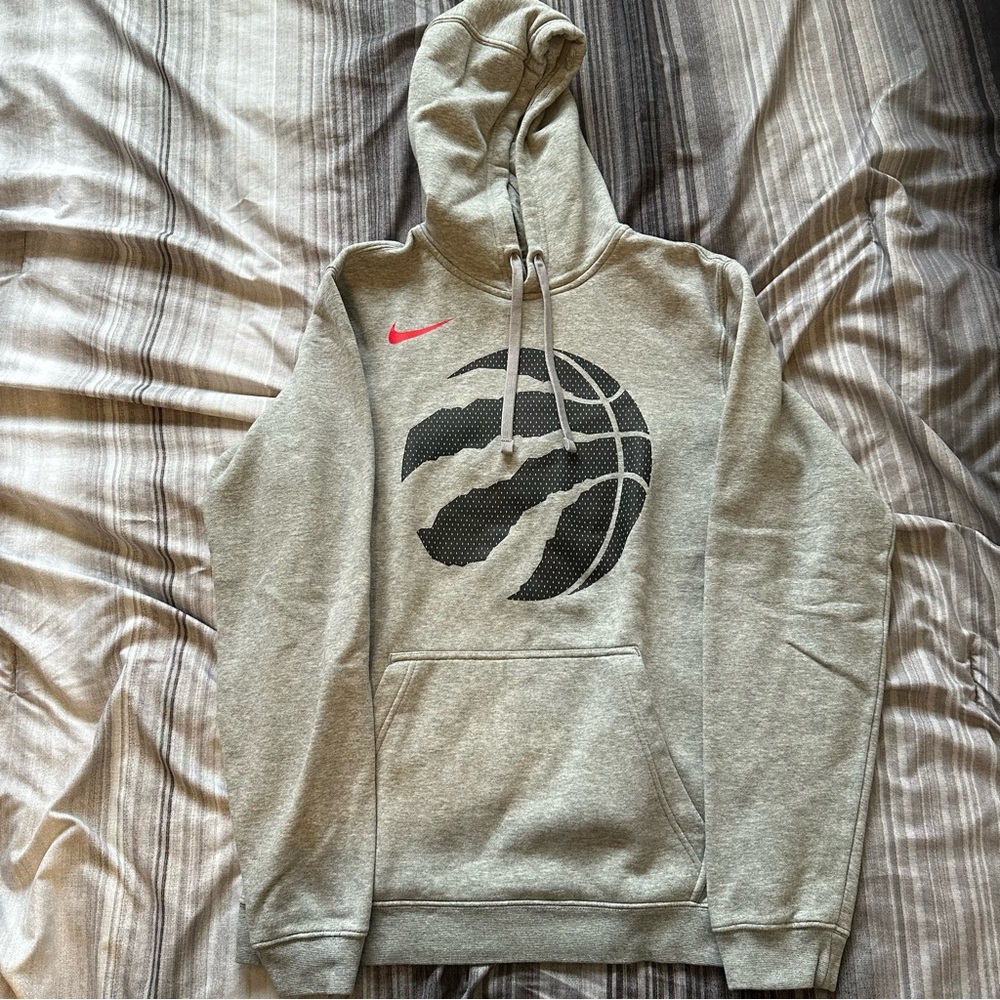 Nike Toronto Raptors Fleece Pullover Hoodie Unisex US Men’s Size Small Grey
